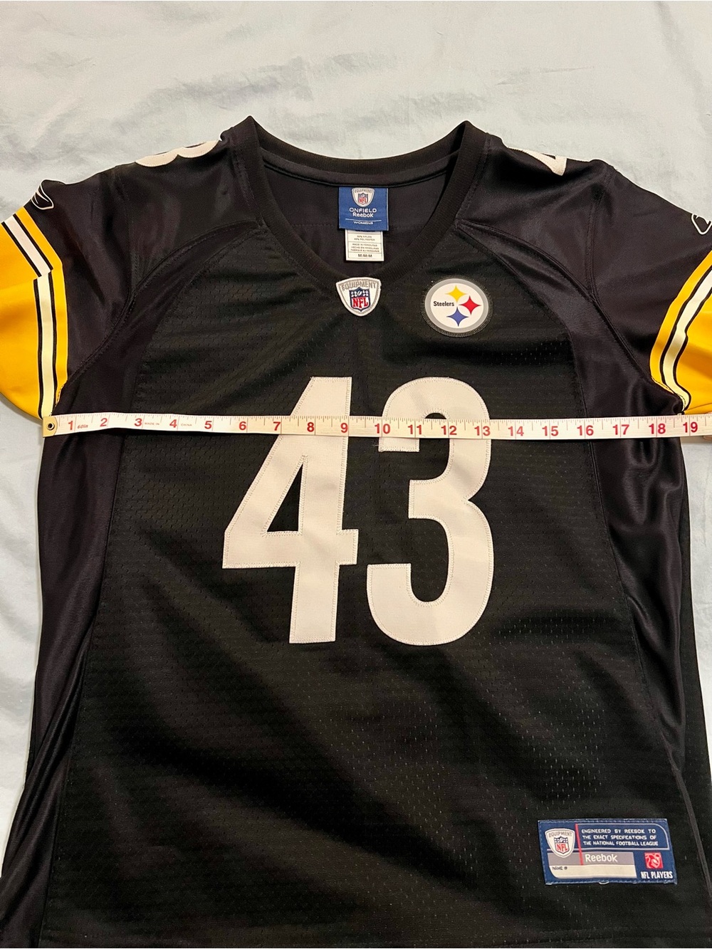 NFL Pittsburgh Steelers Troy Polamalu #43 Women's Football Jersey - Picture 4 of 10